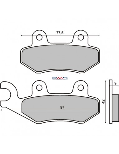 Pastiglie anteriori RMS Kymco People...