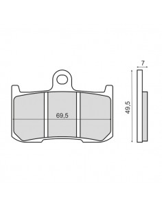 Pastiglie anteriori Sinter...