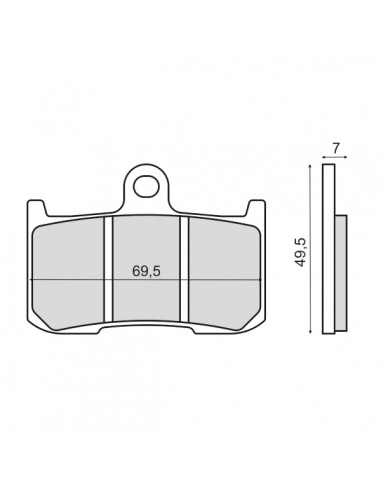Pastiglie anteriori Sinter Kawasaki...