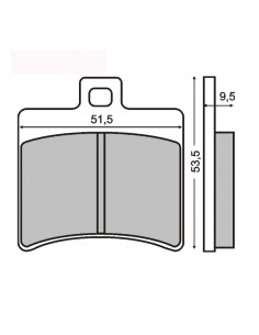 Pastiglie posteriori RMS...