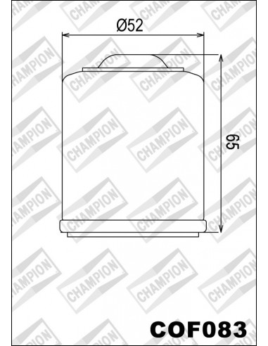 Filtro olio Champion COF083 Piaggio...