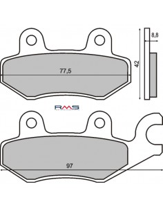 Pastiglie posteriori RMS...