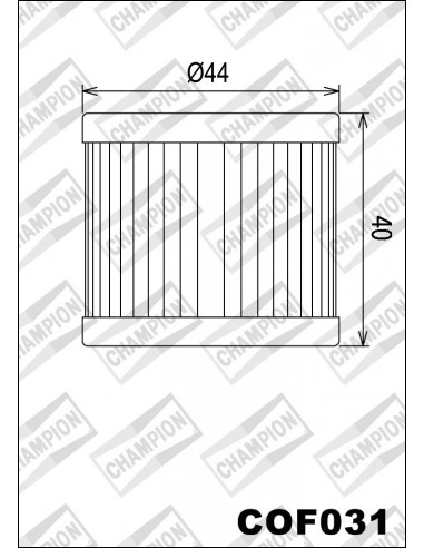 Filtro olio Champion COF031 Suzuki...