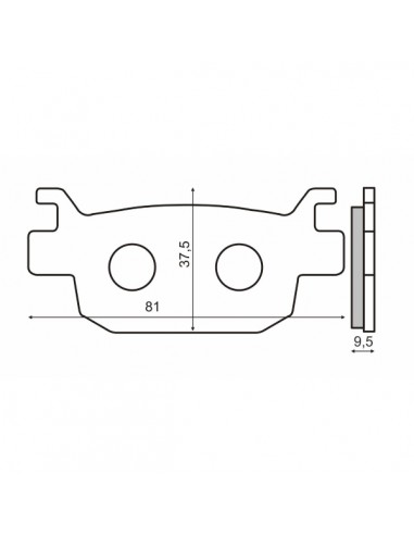Pastiglie posteriori RMS Honda SH 300...